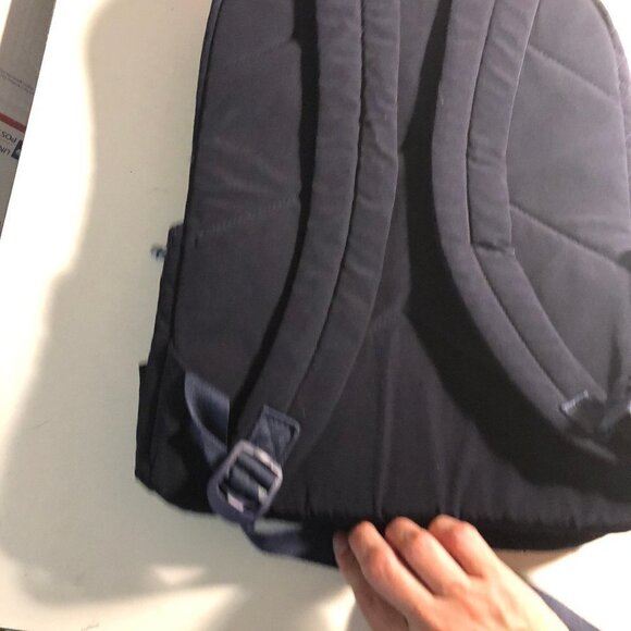 Vera Bradley Solid Black Quilted Backpack 11" x 16" #2337 - Picture 3 of 4